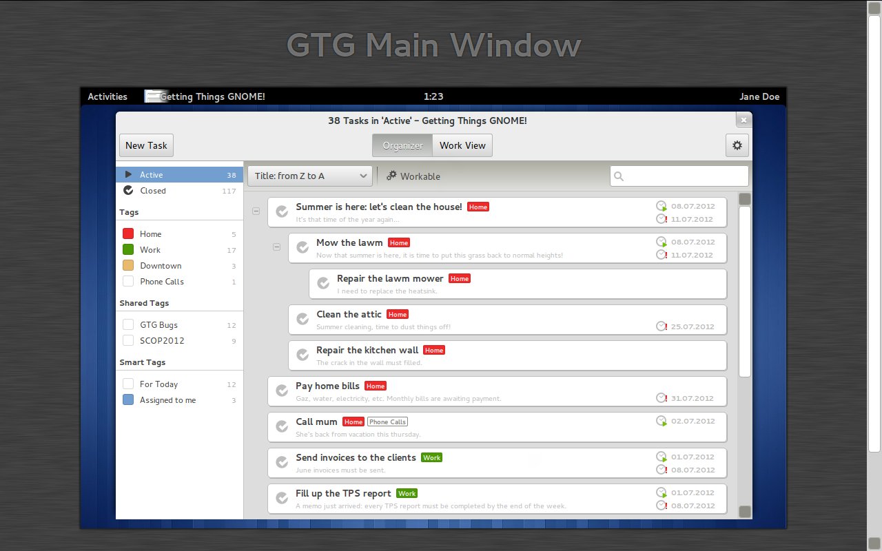 Organizer Viewbar mockup